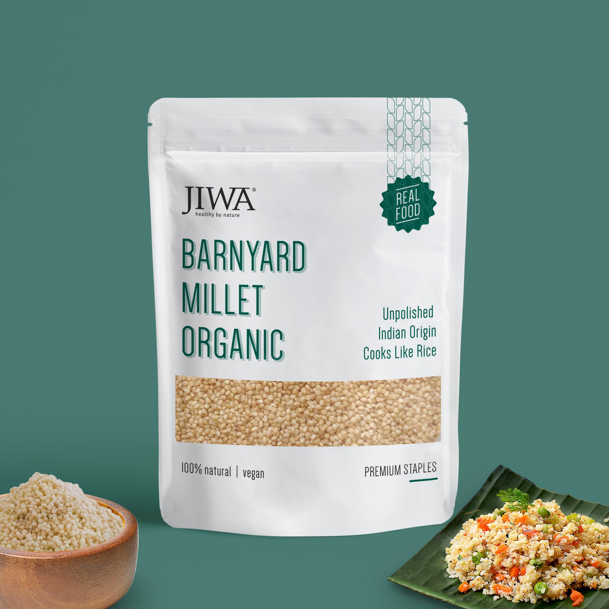 JIWA healthy by nature Organic Barnyard Millet | 100% Natural & Gluten Free | Cooks in 15mins | Khira Seeds | Unpolished High Fibe Minor Millets | Wholegrain | Low GI | 1 kg (B0C2Z61MK9) Amazon Price History, Amazon Price Tracker