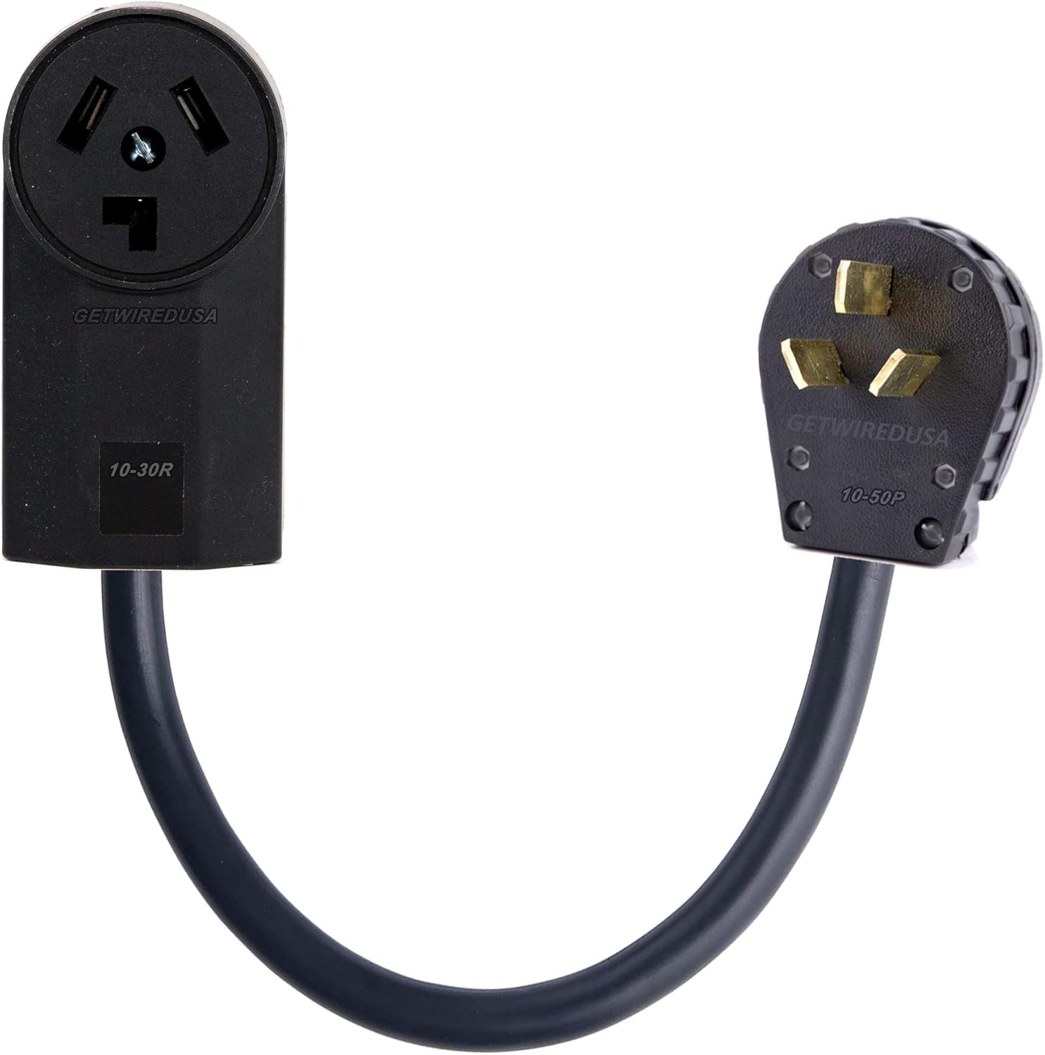 1050P 3Pin Male 220/250V Range Stove Oven Plug To 1030R 220/250V Female 3Prong Dryer