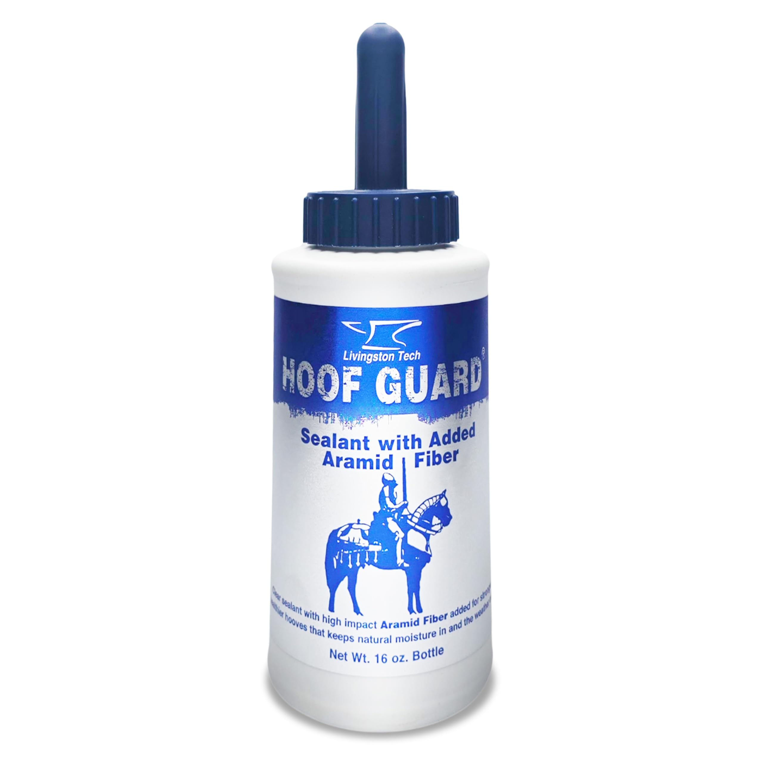 Hoof Guard Sealant for Horses 16oz – Fiber-Fortified Hoof Sealant with Aramid for Stronger Hooves – Professional Hoof Hardener That Fills Cracks, Locks In Moisture & Shields Against Thrush & UV Damage
