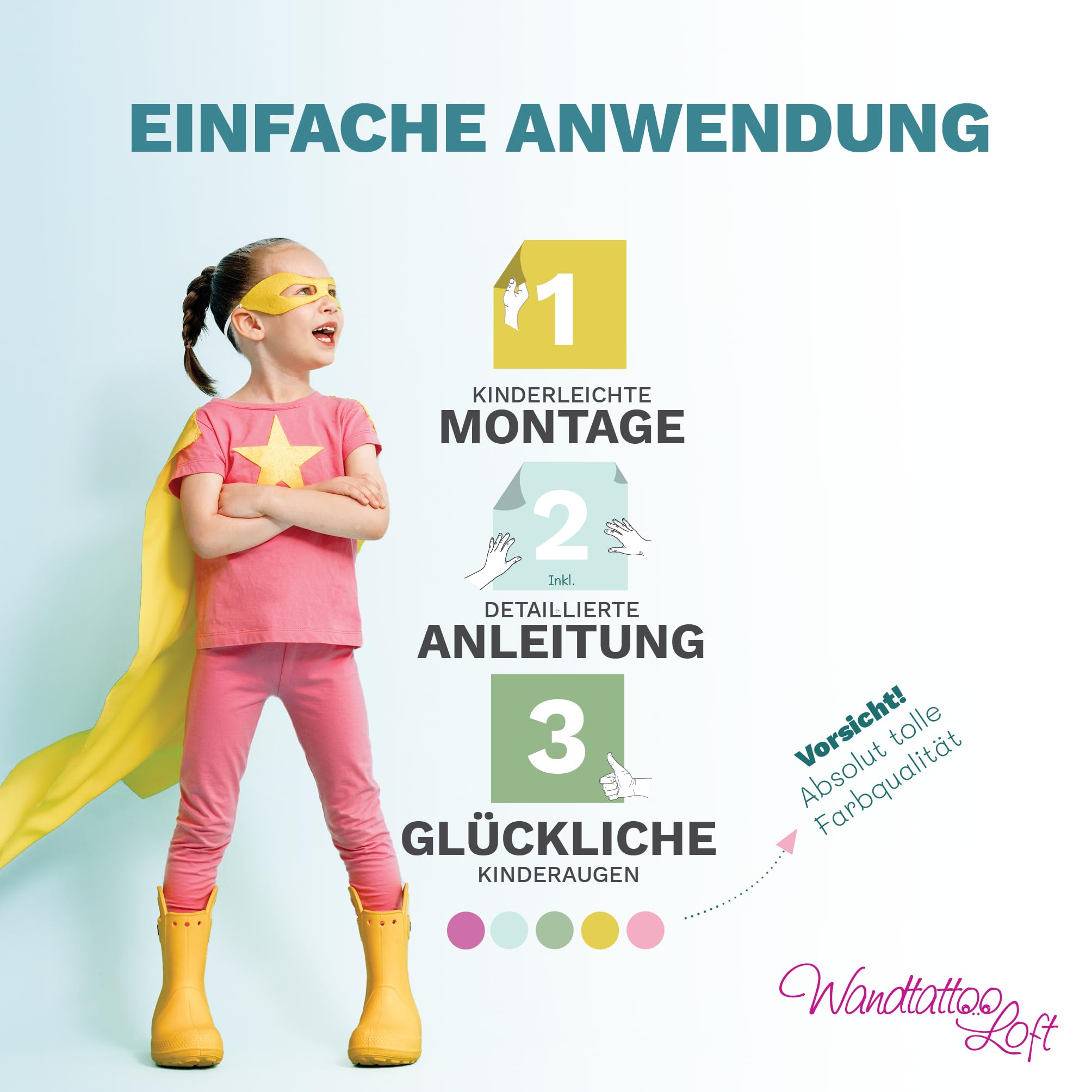 Wandtattoo Kinderzimmer Savanne mit Bäumen Löwe und Vögeln Dekoration Babyzimmer Tiere Natur