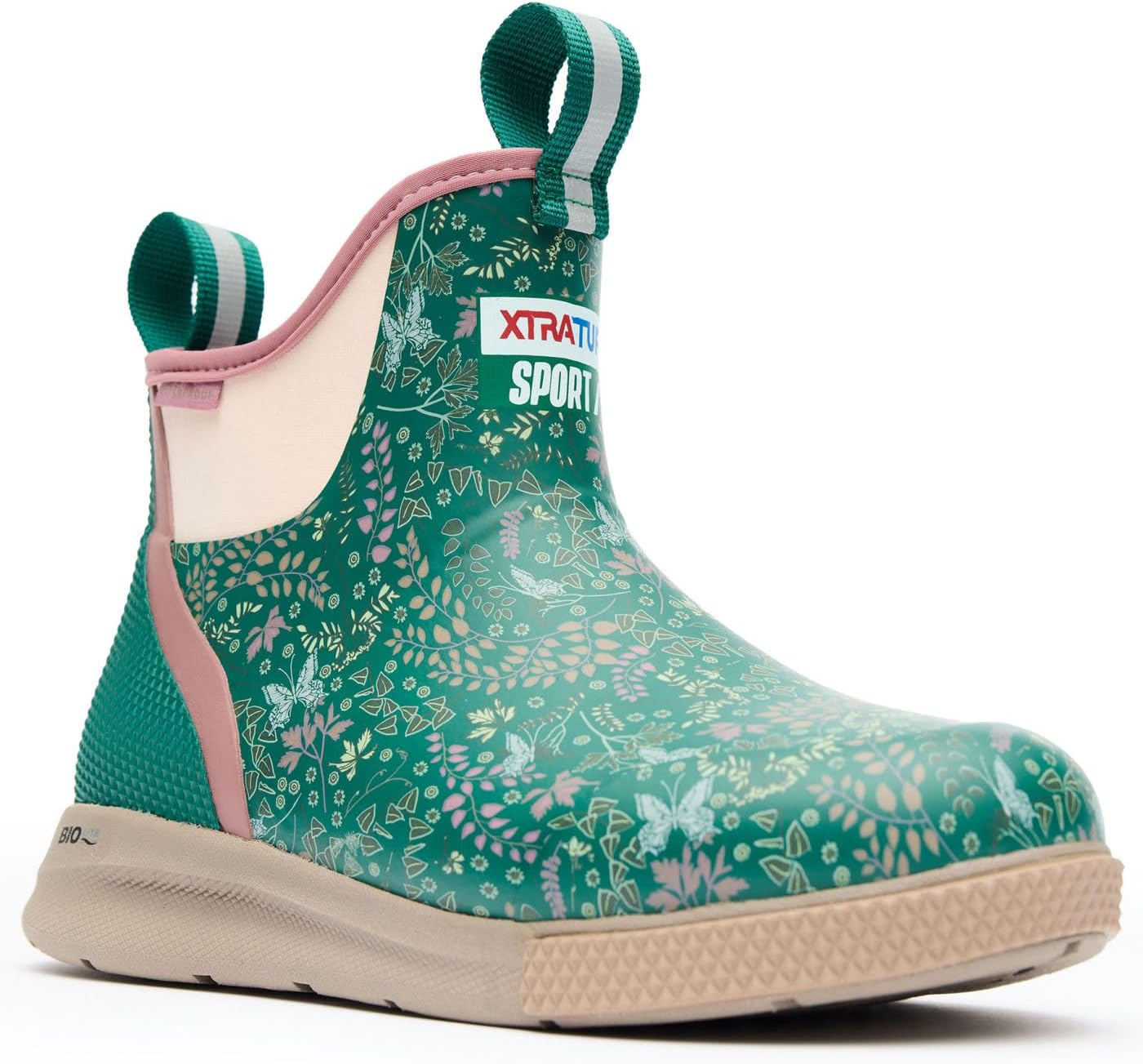 Xtratuf Women's Ankle Deck Boot Sport, Green, Size 11(M)
