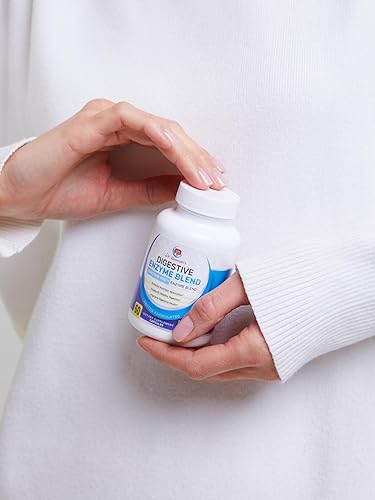 Miniatura 5 de Dr. Gutman's Enzima digestiva y probiótico sinbiótico, 60 cápsulas vegetales  Apoyo para la salud digestiva totalmente natural con bromelina,