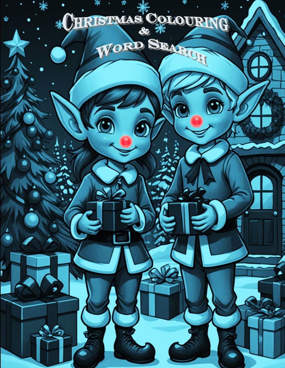 Christmas Colouring & Word Search: Jolly activities to brighten the holidays!