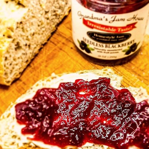 Miniatura 4 de Mermelada dulce de mora  Sin semillas  Sin azúcar añadido  Todo natural  Conserva de gelatina de mermelada de frutas casera  Conservas untables