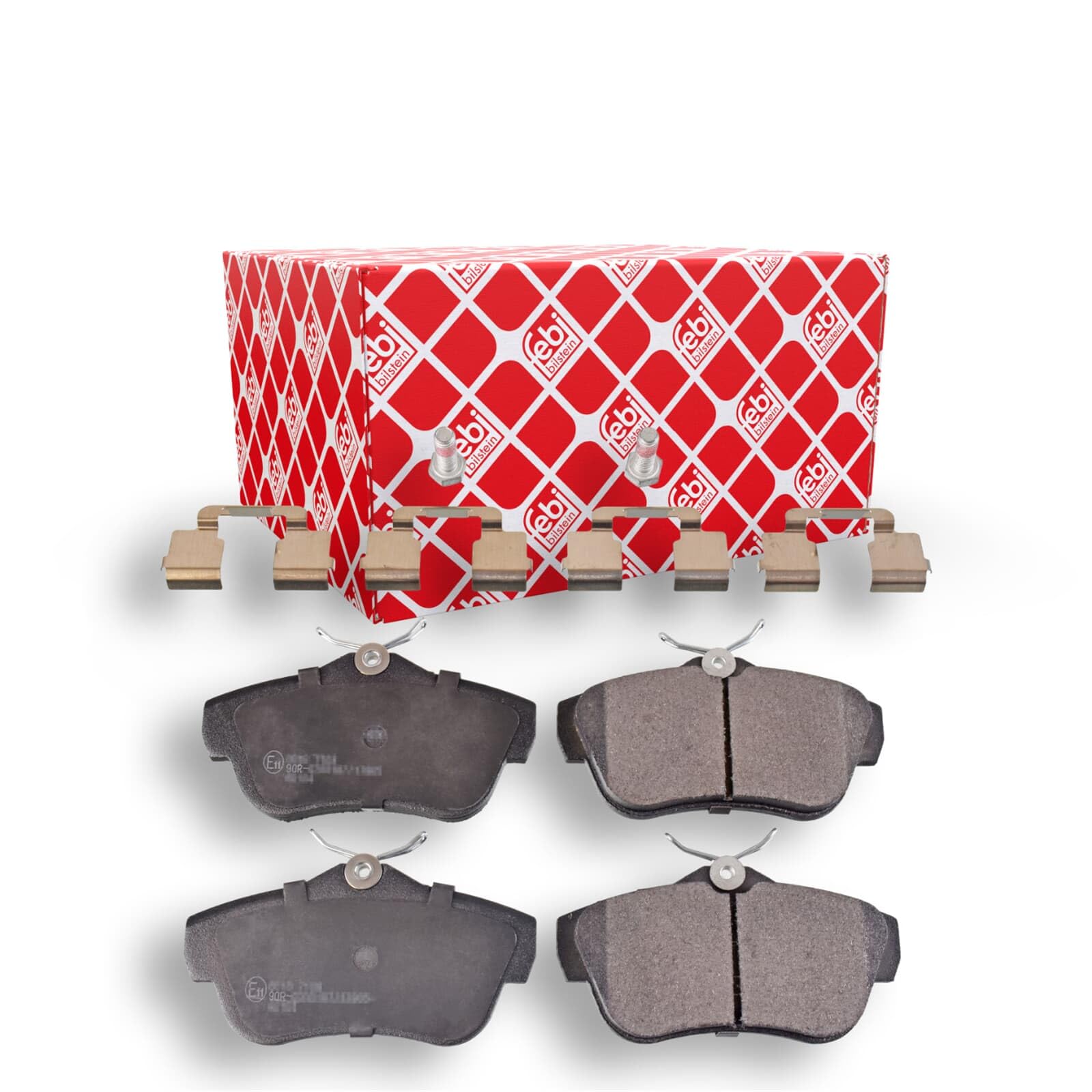 febi bilstein 16891 Brake Pad Set with fastening material, 1 unit