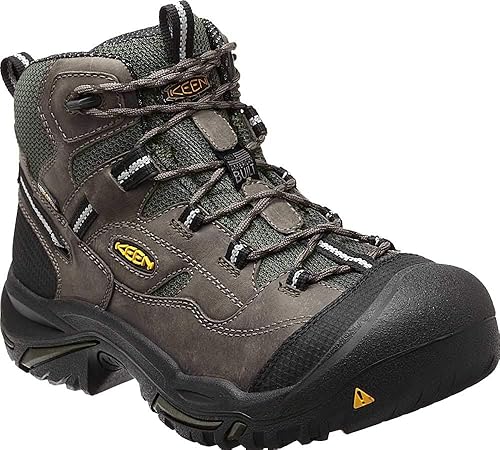 Keen Utility Braddock - Puntera de acero de altura media impermeable para hombre