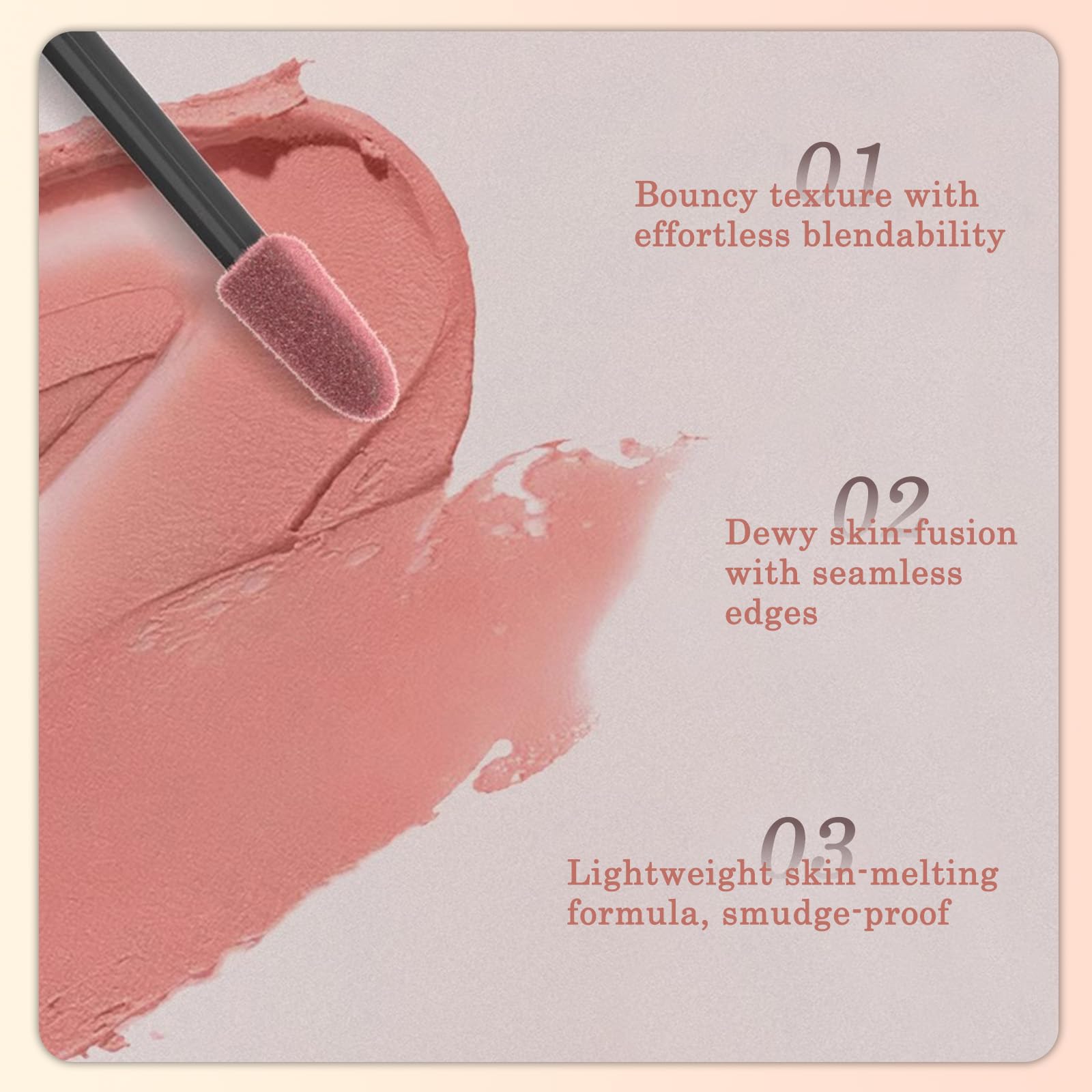 Liquid Blush Pen with Dual Sponge Tips for Natural Rosy Glow Application - Image 4