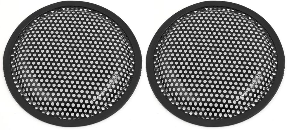uxcell 2 unids 6 pulgadas altavoz de coche malla subwoofer subwoofer parrilla cubierta de polvo