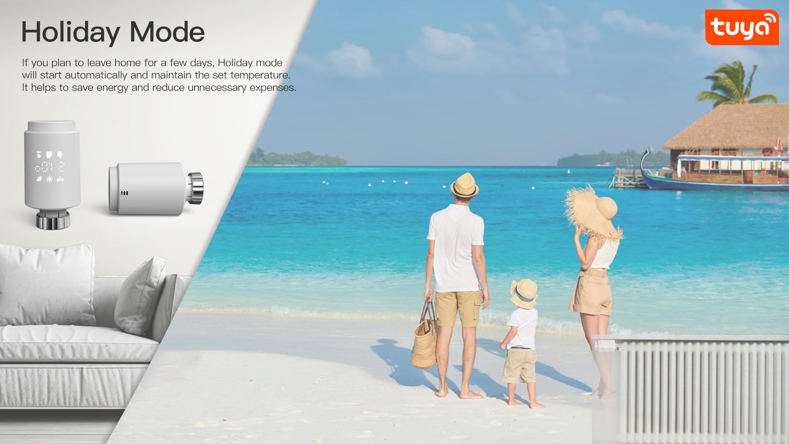 Smart WiFi Attuatore Radiatore Wifi Direct Programmabile Termostatico Valvola del Radiatore Supporto Alexa Googlehome Nessun gateway richiesto