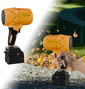 Small Handheld Leaf Blower Cordless Fit for De.Walt, 125-MPH 430-CFM, Battery Powered Blower, for Lawn Care/Patio Cleaning No Battery