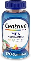 Centrum MultiGummies Men's Multivitamin Gummies with Extra Vitamin D3, Selenium, Antioxidants - Assorted Fruit, 170 Ct