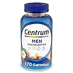 Centrum MultiGummies Gummy Multivitamin for Men, Multivitamin/Multimineral Supplement with Selenium, Antioxidants and Vitamin D3, Assorted Fruit Flavor - 170 Count