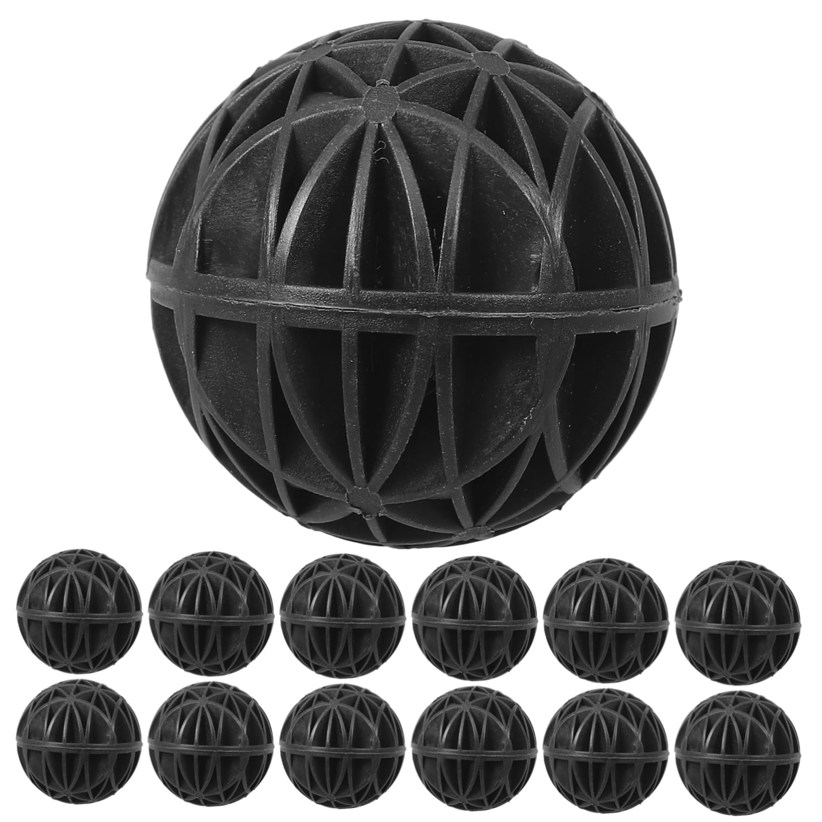 Yardwe 36 Mm Aquarium-bälle 100 Stück Für Süßwasser-aquarien Bio-bälle Medien