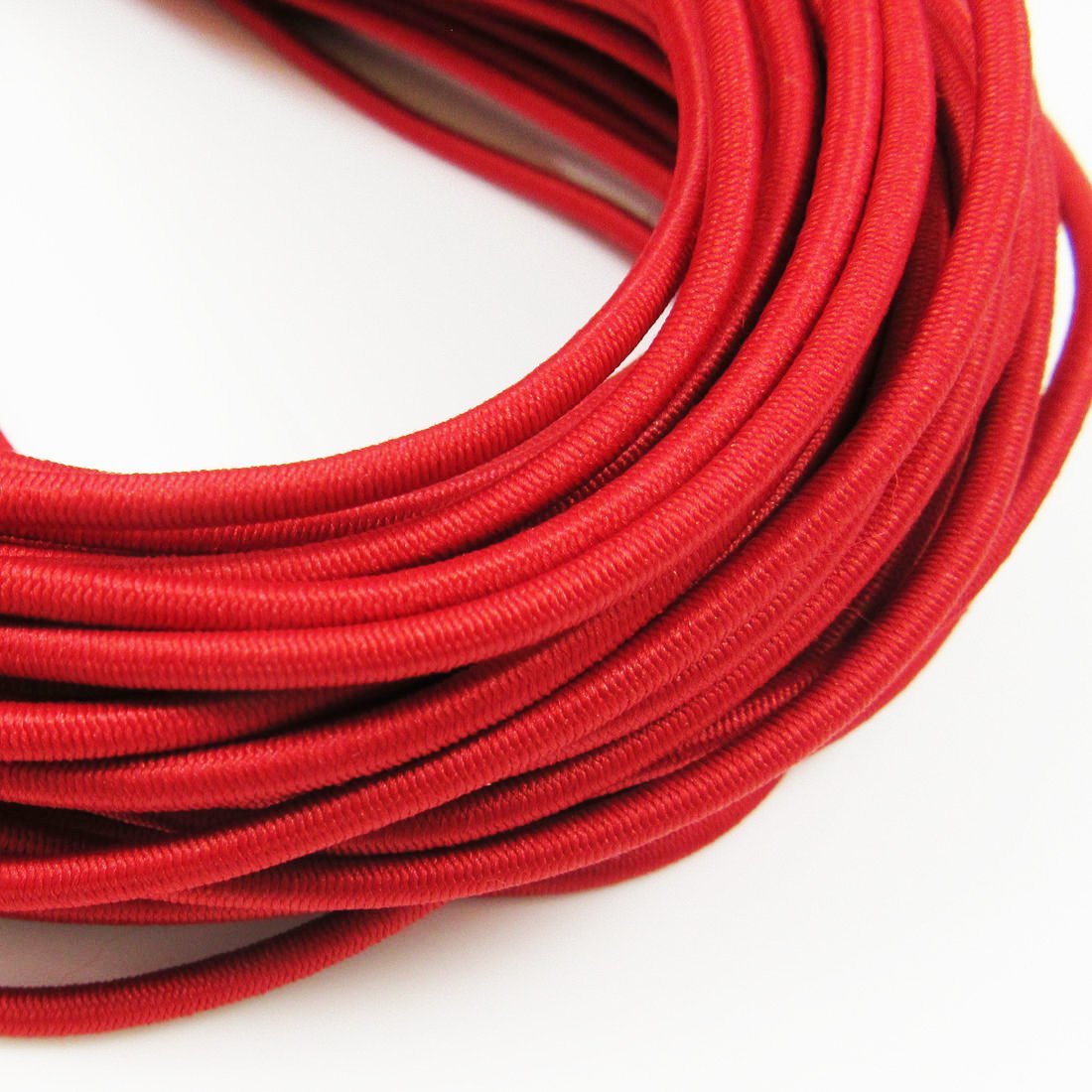 Beads4crafts Red - Cet1533 2.5Mm Elasticated Coloured Cord *39 Colours* Elastic Cording Trimming Crafts (10 Metres, )