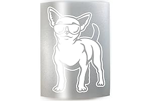 Custom Canine Sunglasses Vinyl Decal Sticker for Chihuahua Dogs