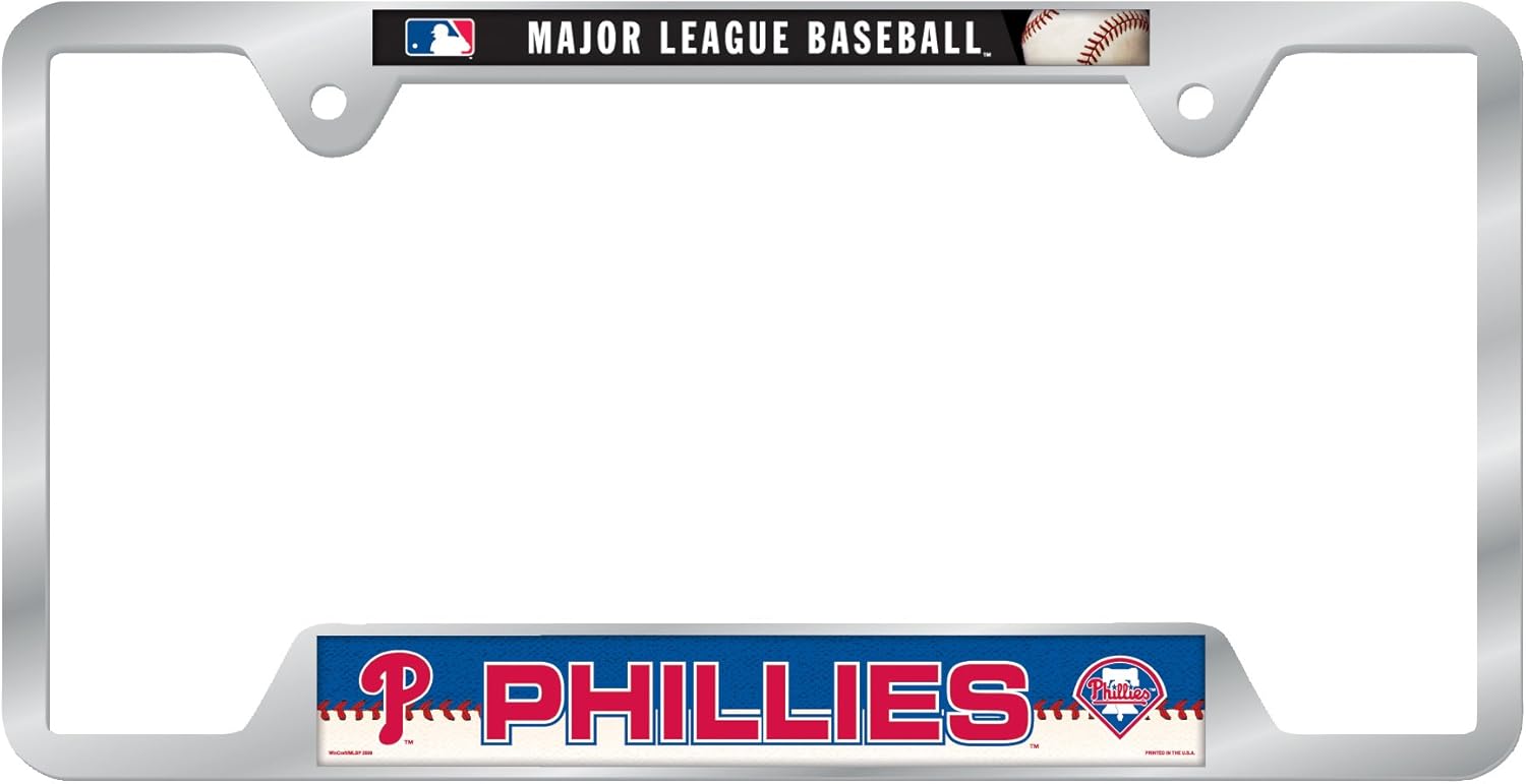 MLB Philadelphia Phillies Metal License Plate Frame