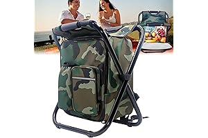 KingSom Folding Backpack Cooler Stool