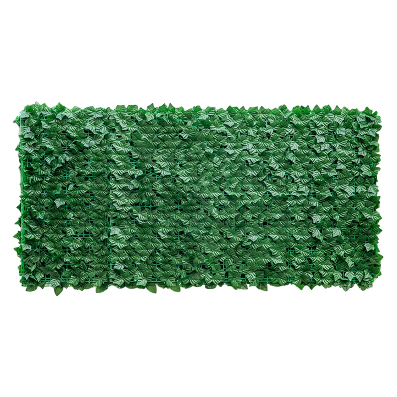 Worparsen Artificial Ivy Privacy Fence, 118"x20" Faux Hedge Faux Ivy Vine Leaf Greenery Wall Screen, Decorative Trellis Fence Covering for Outdoor Porch Garden Patio A