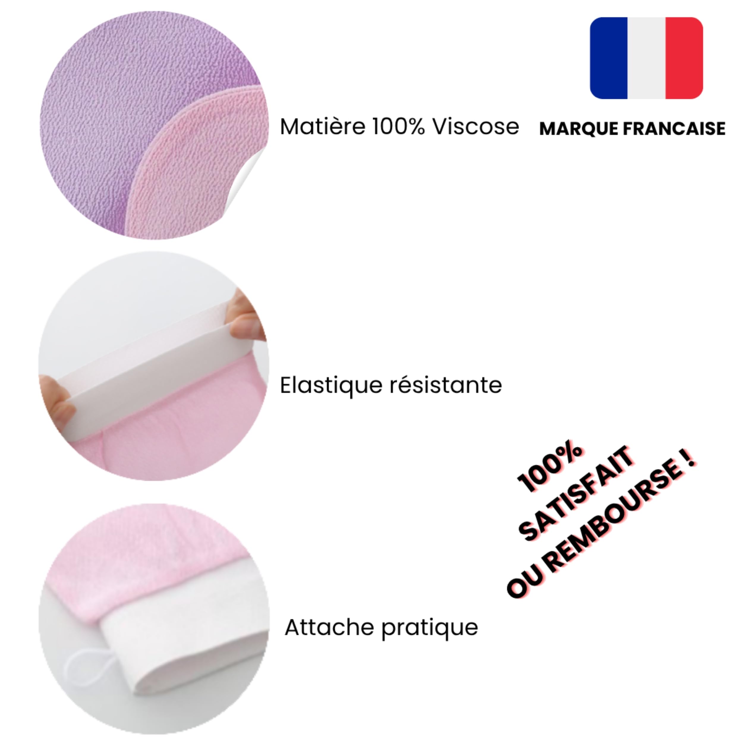 2 pcs x Gants exfoliants Visage et Corps, gant de Kessa/Crin/Viscose peaux mortes, gommage en profondeur tout en douceur, nettoie et élimine cellules mortes, peau d'orange, cellulaire, taches