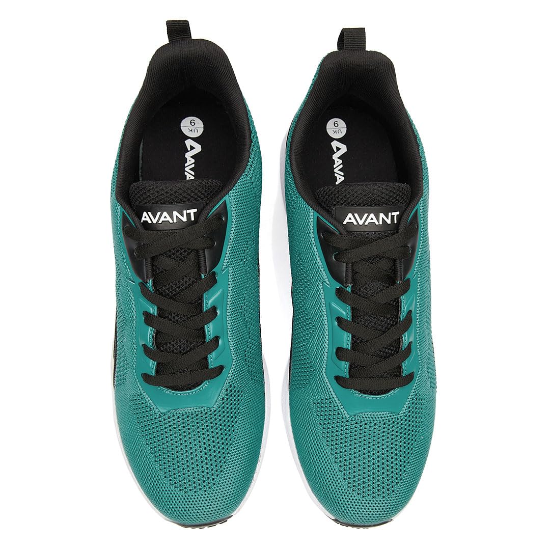 AVANT UltraBoom - Tenis de correr y entrenamiento para hombre, suela de goma 100% pura, plantilla de goma EVA natural, malla superior de punto transpirable, agarre mejorado para baja abrasión,
