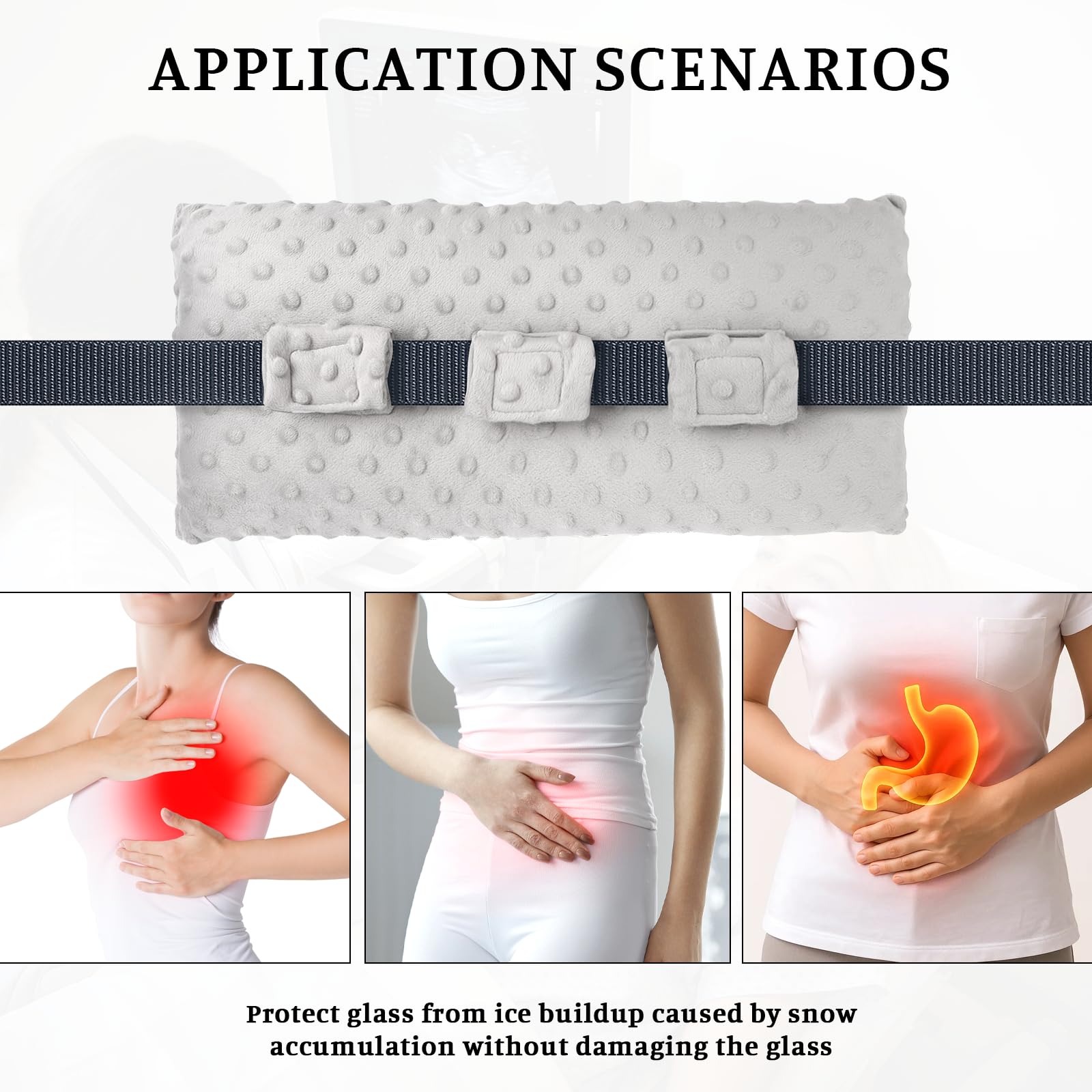 Hysterectomy Pillow Soft: Seatbelt Mastectomy Pillow Hysterectomy Recovery Must haves Car Seat Belt Pad Cushion Support for C-section Recovery Cervical Cancer Uterine Abdominal Post Surgery — view 6