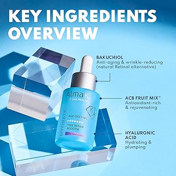 Amazon.com: Alma K Time Repair Booster with Bakuchiol - Face