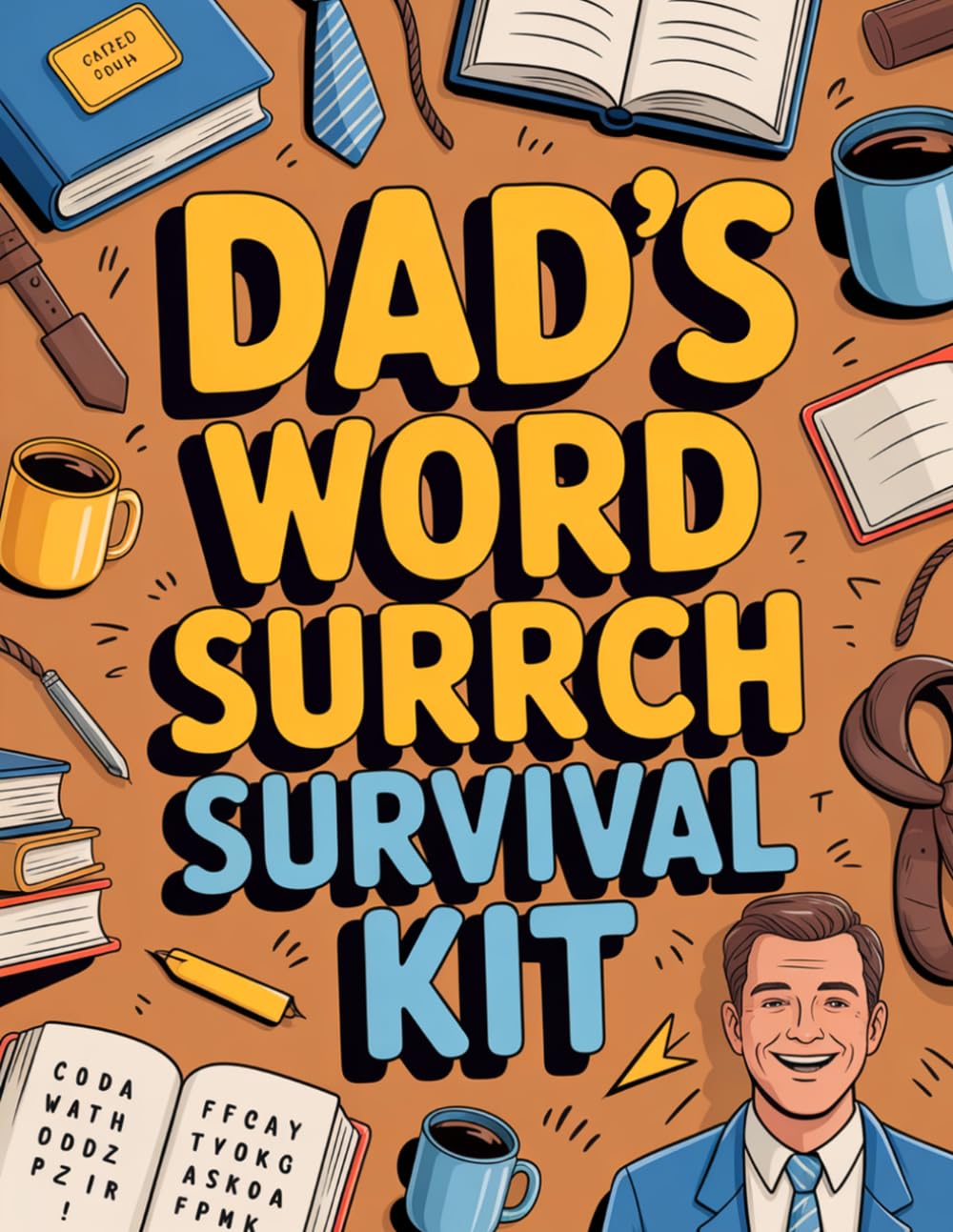 Dad’s Word Search Survival Kit: Satisfying Alphabet Hunt Puzzle Book for Adult Solvers with Family Tribute Theme