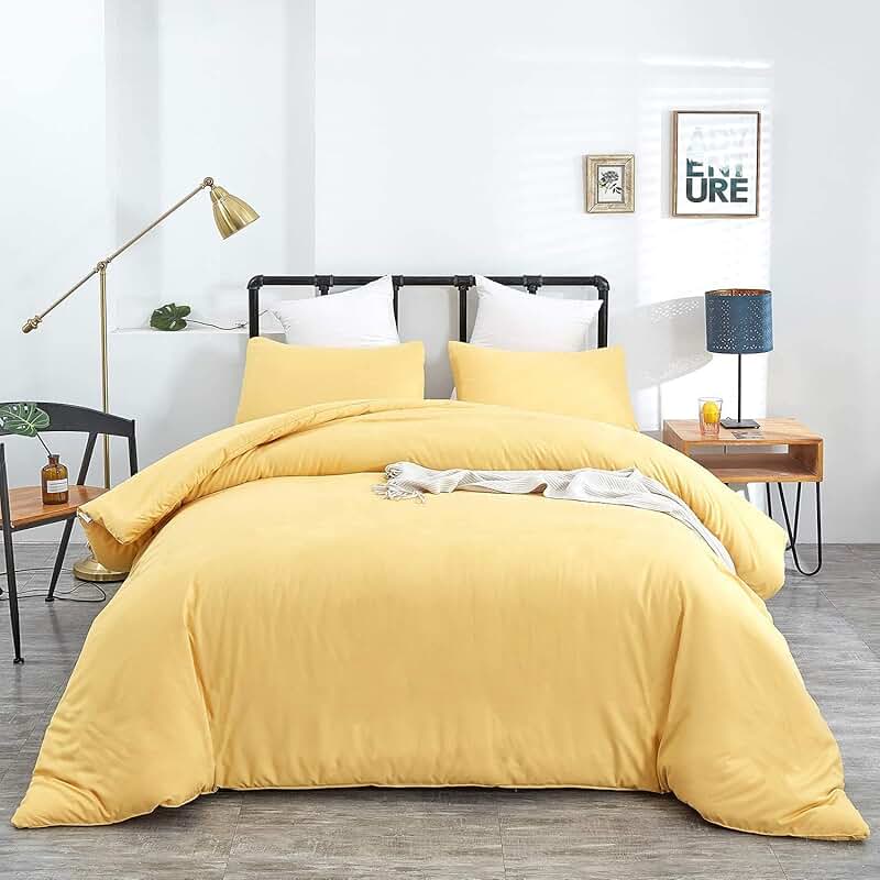 yellow twin comforter set