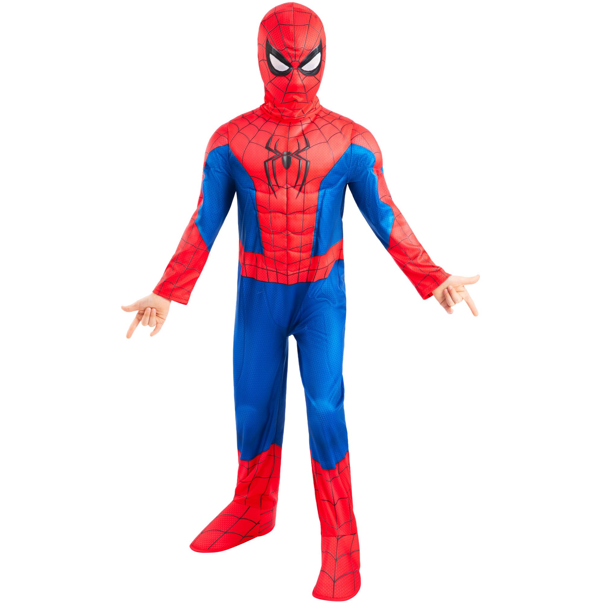Rubies Official Brand New Day Spider-Man Delux Kids Costume, Childrens Fancy Dress, Size 3-4 Years