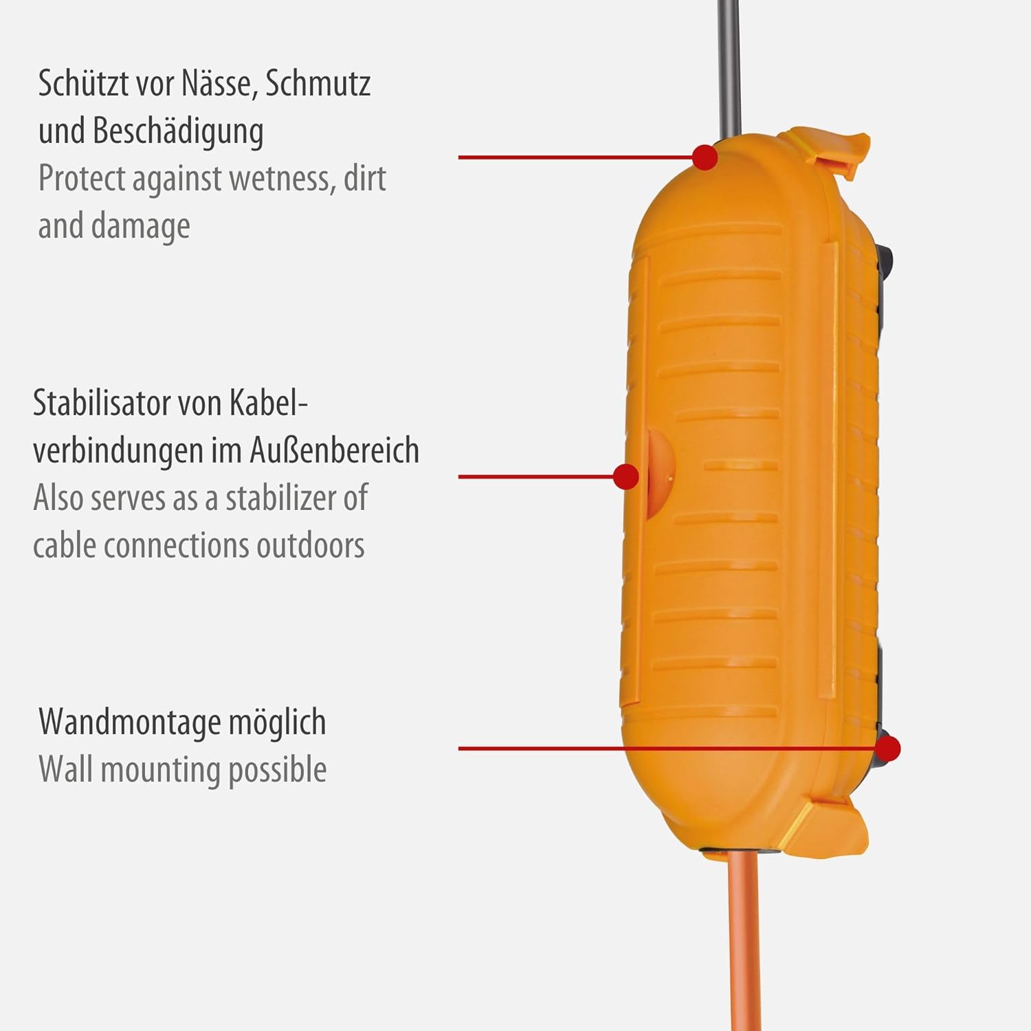 Brennenstuhl Safe-Box Big IP44 / Protective Case for Wired Connections