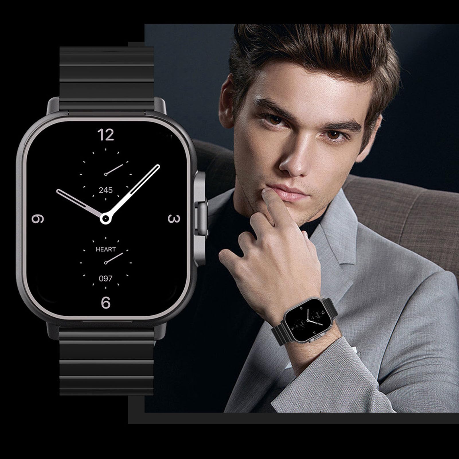 Smartwatch 2 in 1 con Auricolari Bluetooth Design Ergonomico per Allenamento e Tempo Libero Batteria a Lunga Durata (#3)