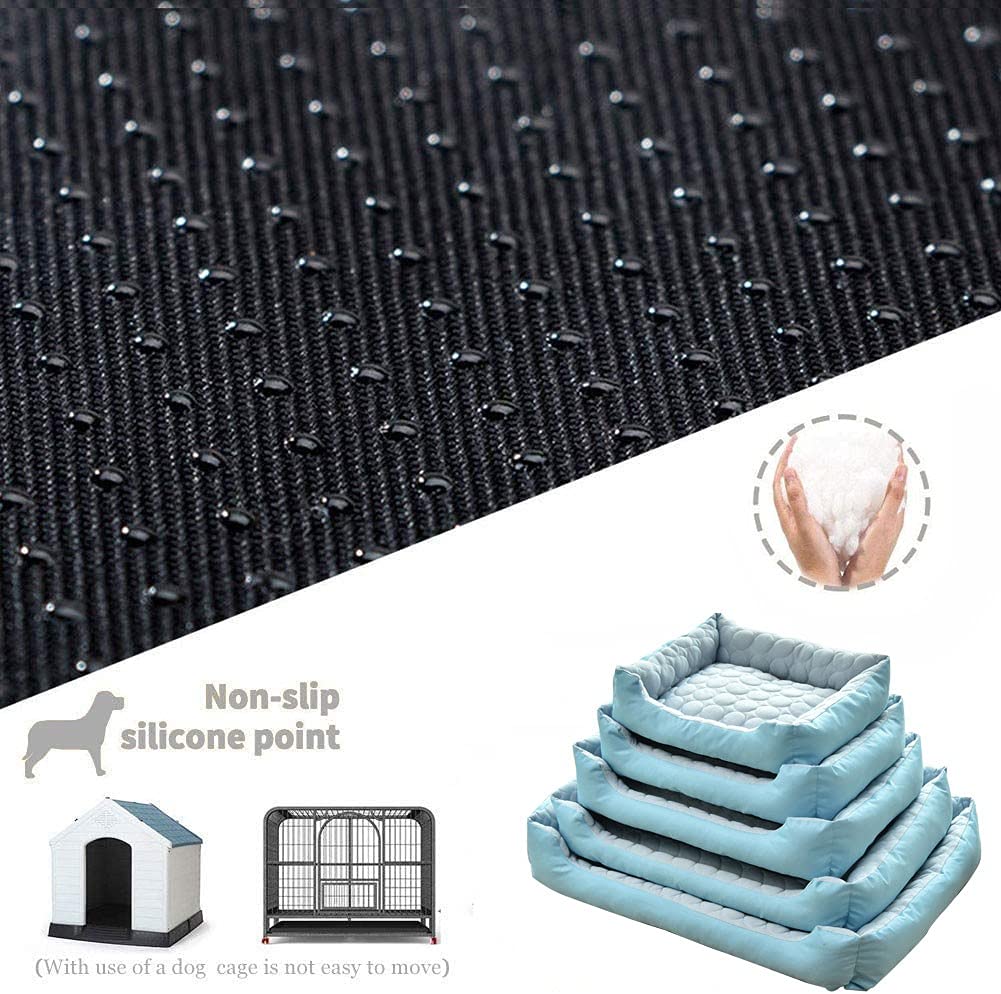 Coussin Rafraichissant pour Chien - Tapis Rafraichissant Chien - Paniers Et Mobilier pour Chiens - Idéal pour Chiens Et Chatspour Rester Au Frais Cet étéBlue-90cm