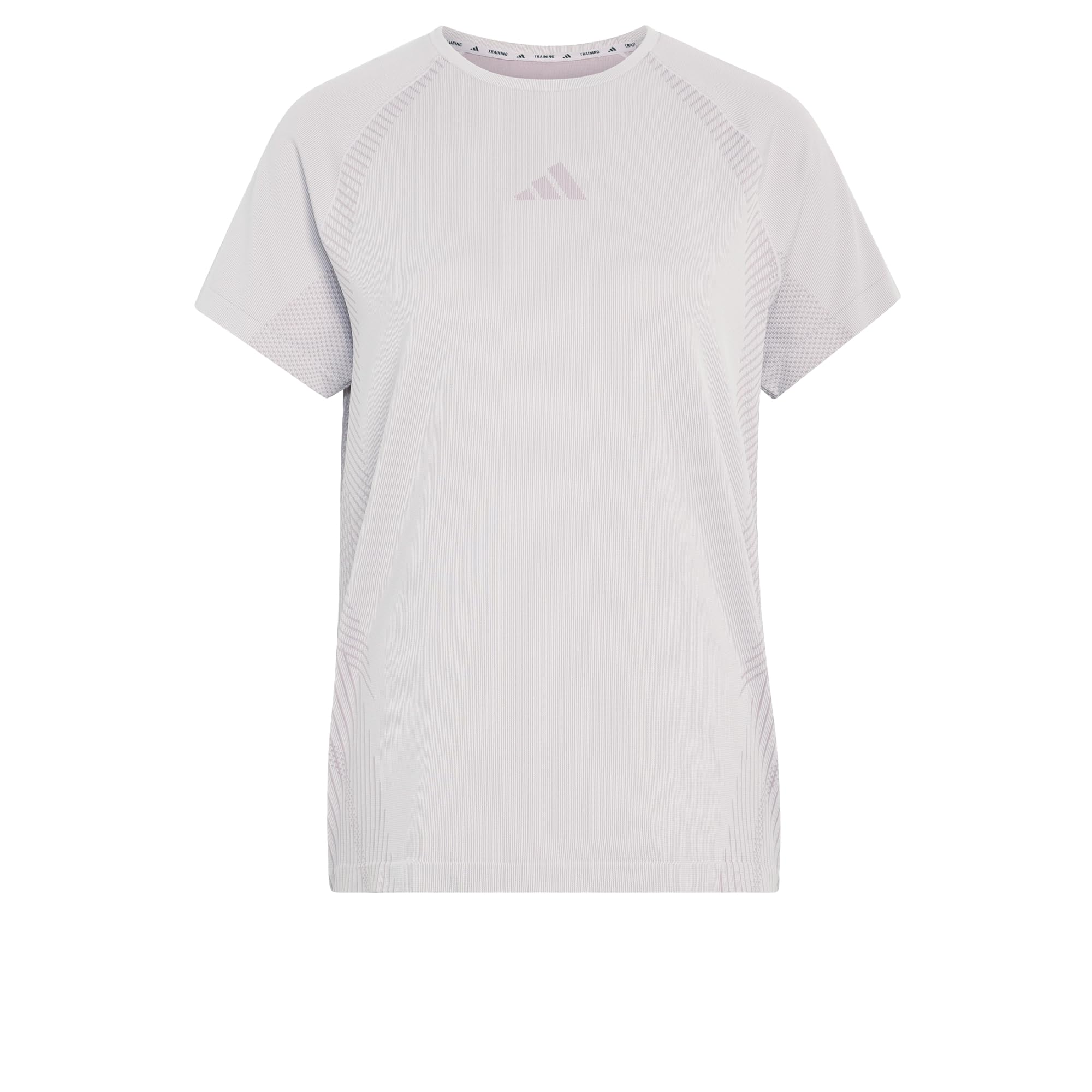adidas Women's Seamless Knitted T-Shirt, ice Purple/preloved fig, S