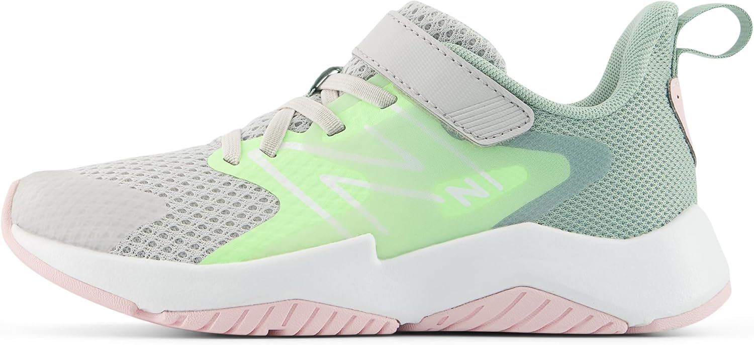 New Balance Baby-Girls Rave Run V2 Bungee Lace with Top Strap Shoe - Image 2