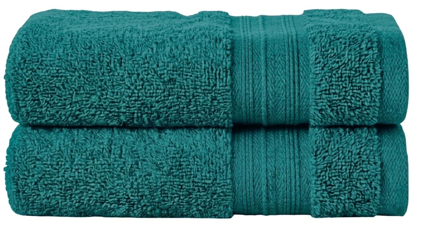 Luxury Flannel Face Cloths 2 & 4 Packs 800GSM 100% Egyptian Cotton Super Soft Hotel Quality Washcloths High Absorbent Quick Dry Face Towels (2, Blue Lagoon)