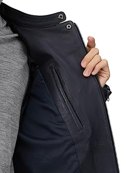Amazon | [ランバンオンブルー] シープレザーシングルライダース