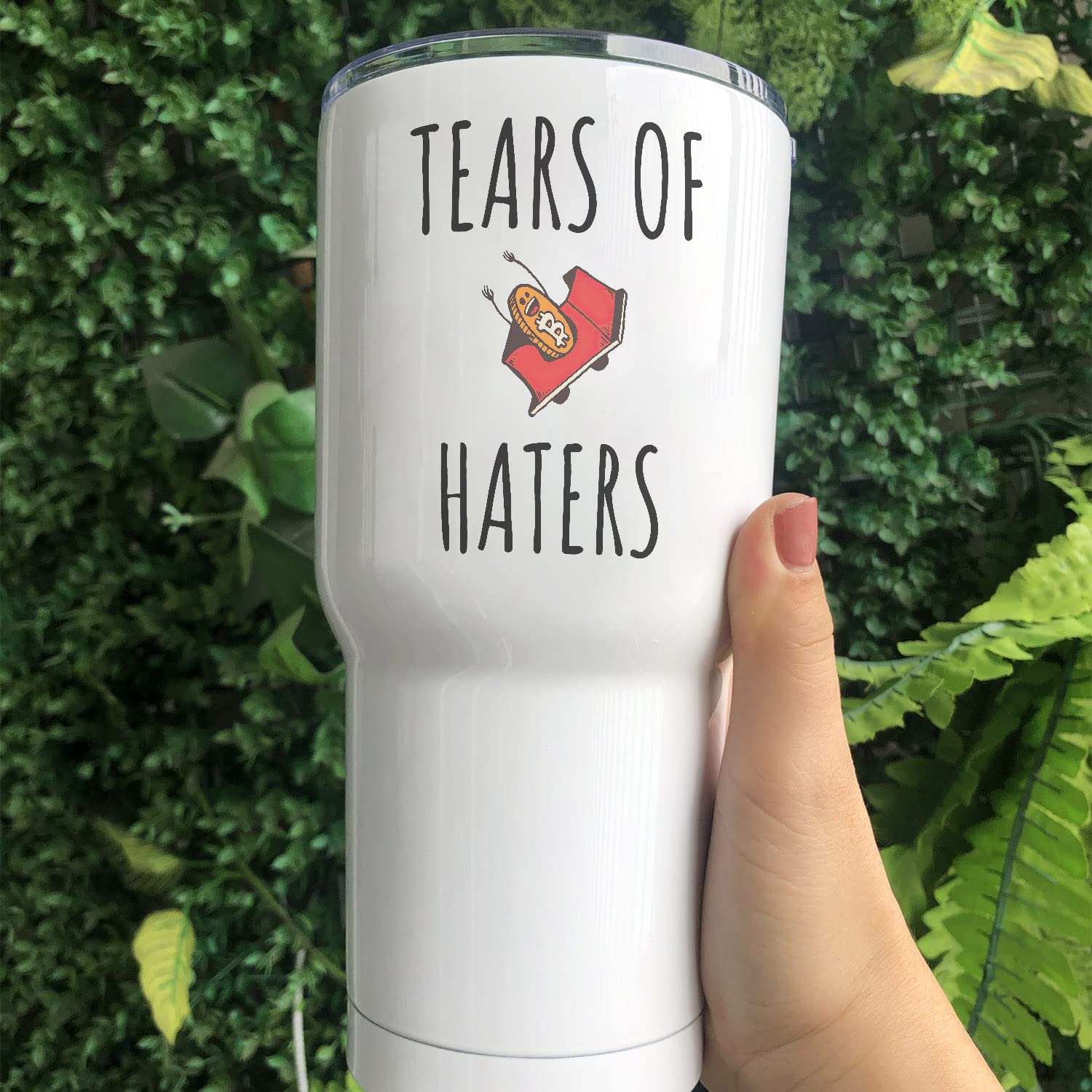 Amazon.com: Funny Crypto, Funny Bitcoin, Tears Of Bitcoin Haters Tumbler,  30oz Stainless Steel Travel Tumbler, Insulated Coffee Tumbler, Cute Décor  Kitchen : Sports & Outdoors