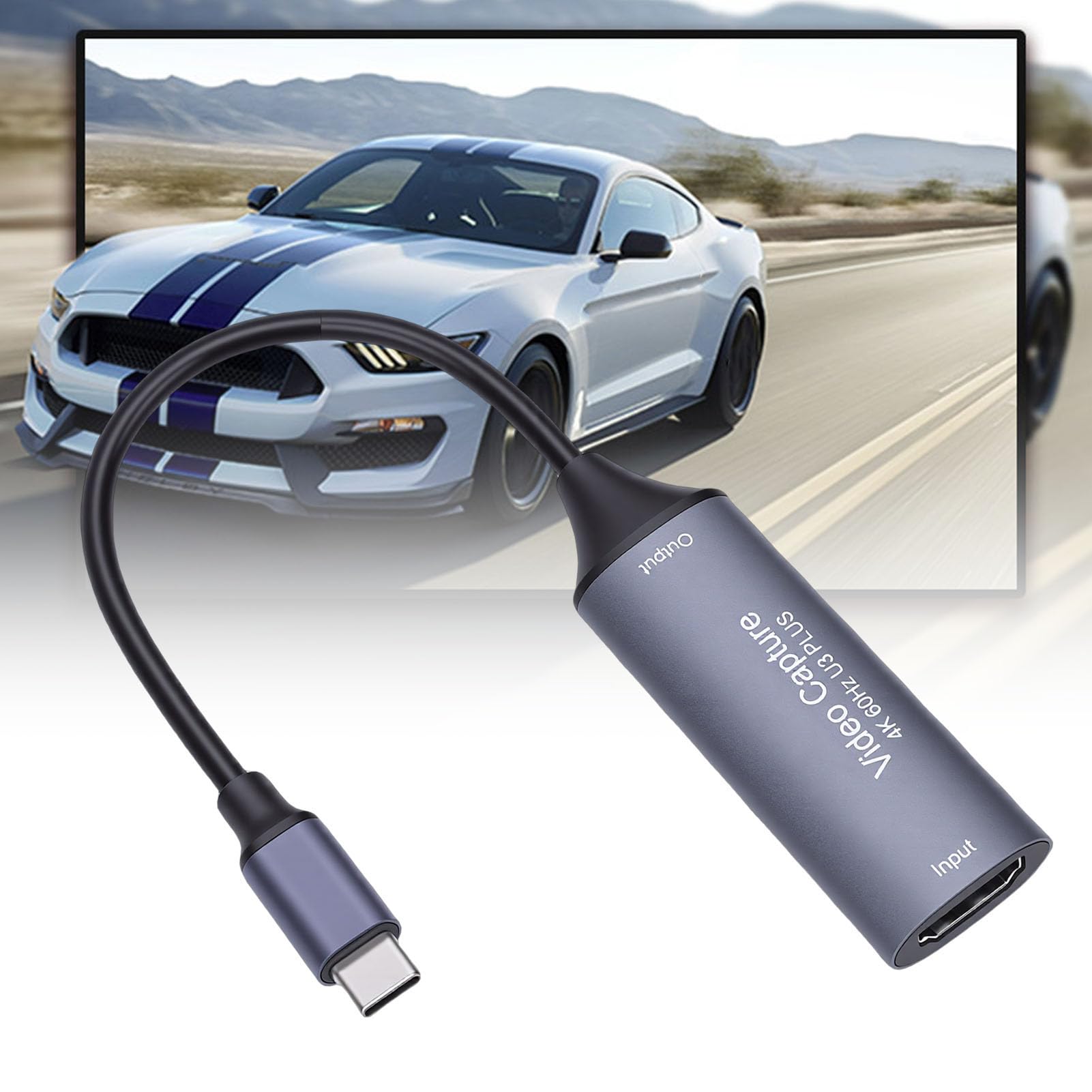 Video Capture Card HD to USB 4K 60Hz USB C 3.0 Ultra Low Latency Sound Video Capture Card for Streaming Video Conferencing Gaming