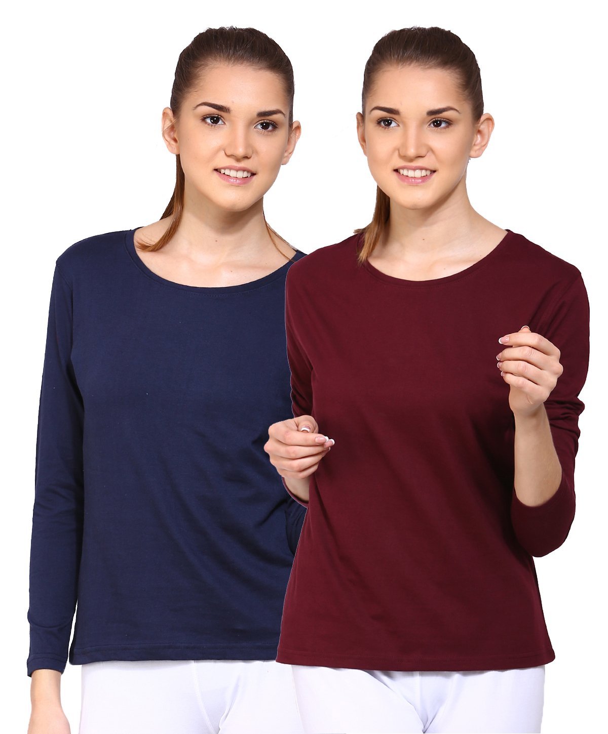 Ap'pulse Women's Classic Fit T-Shirt (Pack Of 2)