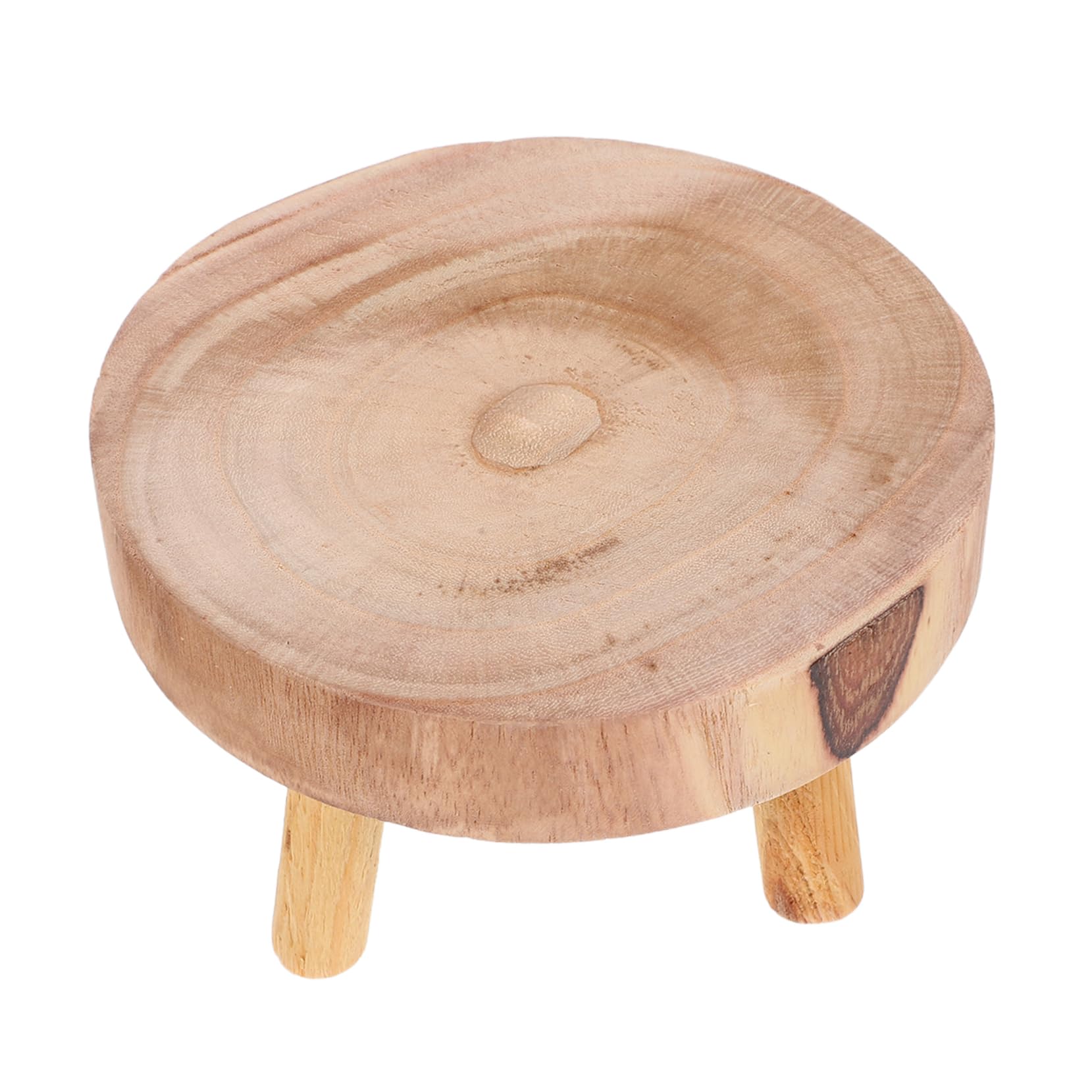 Support de pot de fleur en bois rustique avec pieds pour plantes d'intérieur