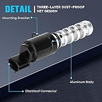 Vista 5 de Solenoide de sincronización de válvula variable VVT de control de aceite de motor de 2 piezas compatible con modelos Hyundai y Kia