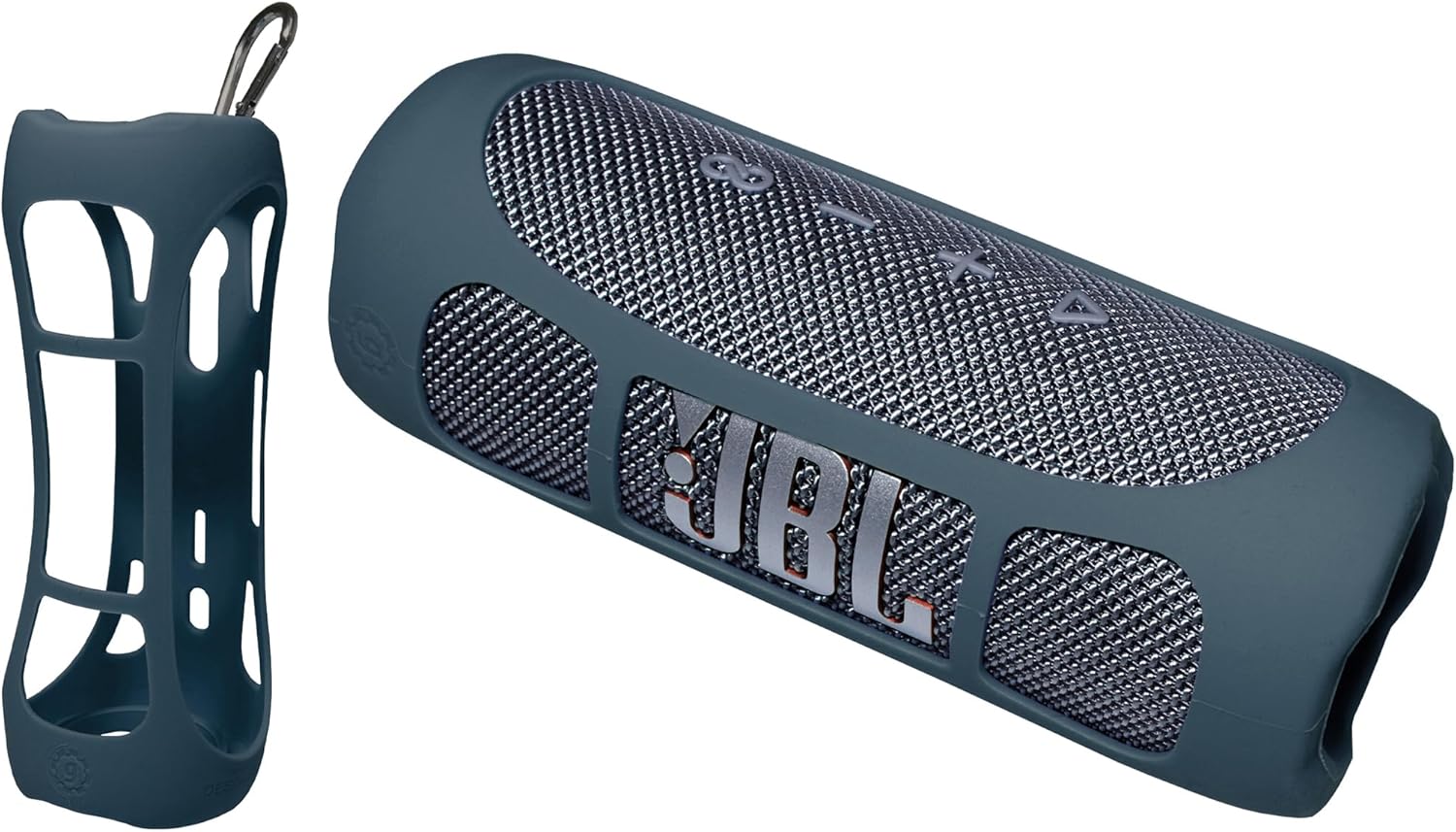 GETGEAR Silicone Cover Sleeve for JBL Flip 6 Portable Bluetooth Speaker, Customized Design Cover Portable Protection Solution, Best Matching in Shape and Color (Blue)