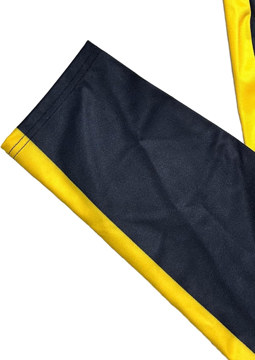 Women's 2 Piece Tracksuit Set Long Sleeve Color Block Lightweight Workout Athletic Sweatsuit Yellow - Image 5