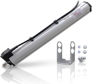 Spindelantrieb Elektromotor Motoröffner Lichtkuppel 230V-300mm Hub, 500Nm, mit Halterungen - Mingardi D8 - Signalkontakt