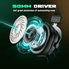 GAMING Headset for PC Wired Headphones with FIFINE Microphone-7.1 Surround Audio USB Headset for Computer Laptop, Streaming Headset on PS4/PS5, EQ Mode, RGB, Soft Ear Pads -