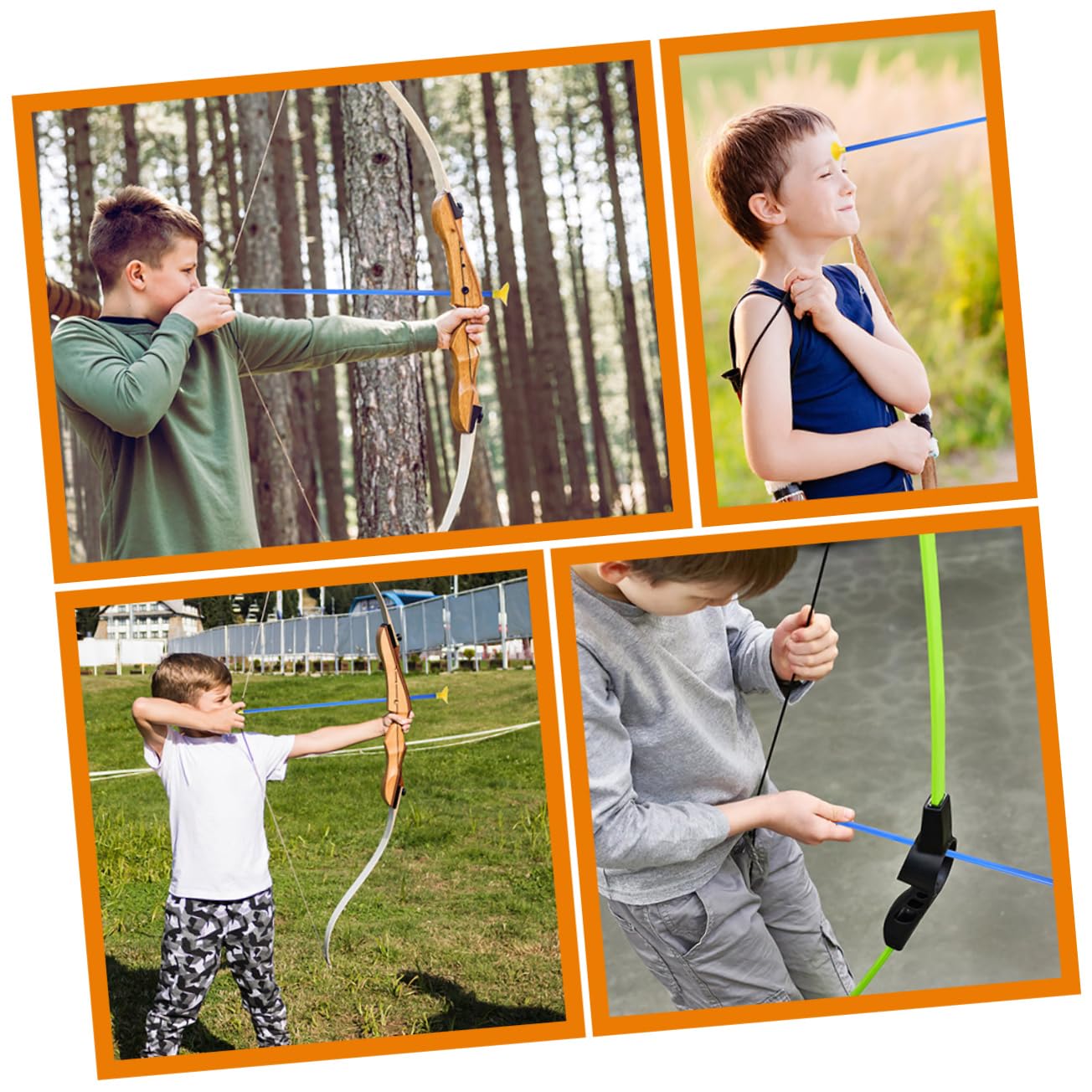 BCOATH 24pcs Boys and Girls Set Suction Arrow for Bow Safety Training Arrow Portable Outdoor Game for Boys and Girls Toys