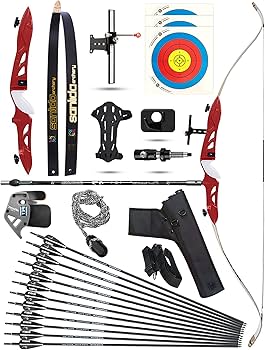 アーチェリーセット Amazon.co.jp: surwolf アーチェリー 弓 リカーブボウ