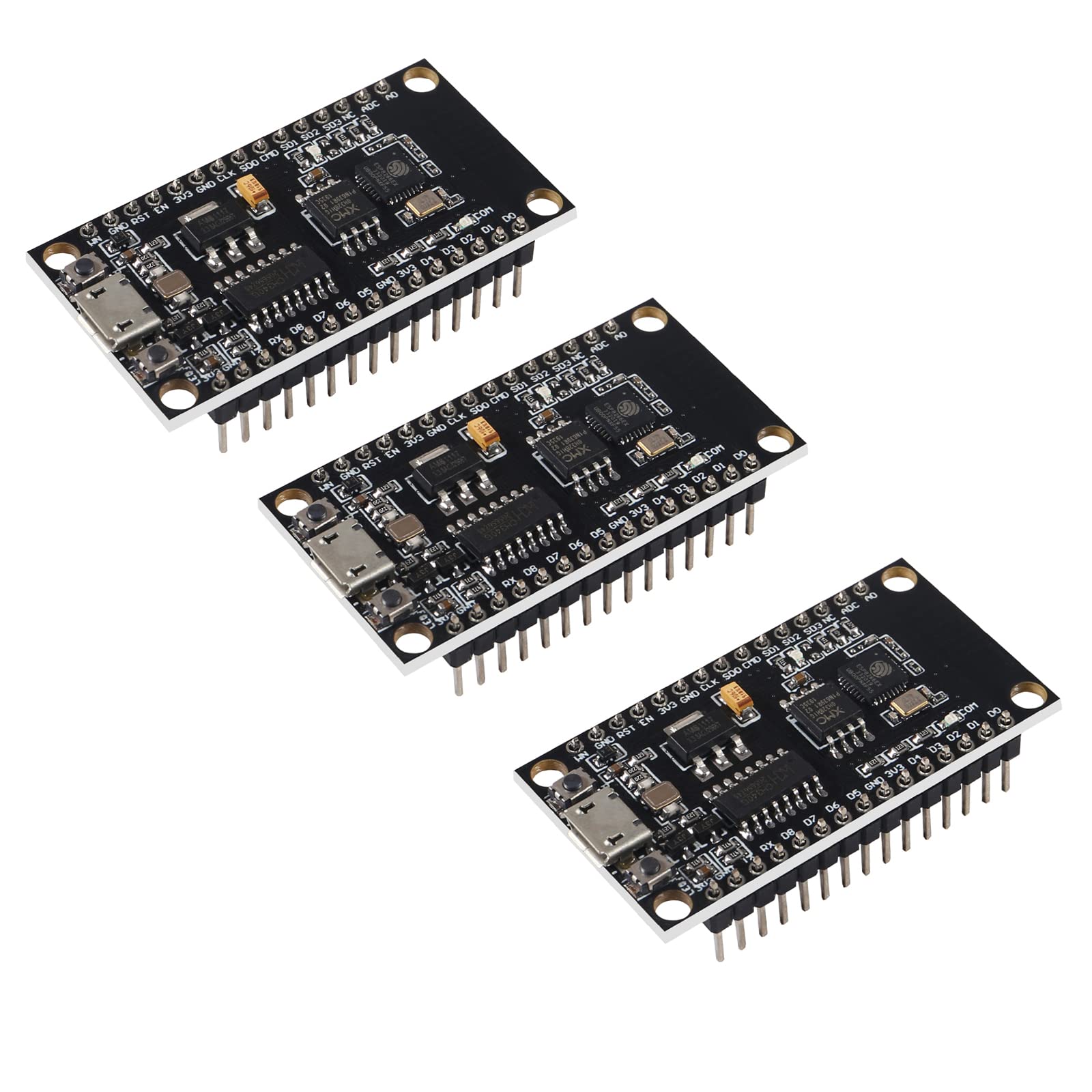 Amazon.com: Diitao 3PCS ESP8266 NodeMCU V3 CH340G Lua WiFi Module ...