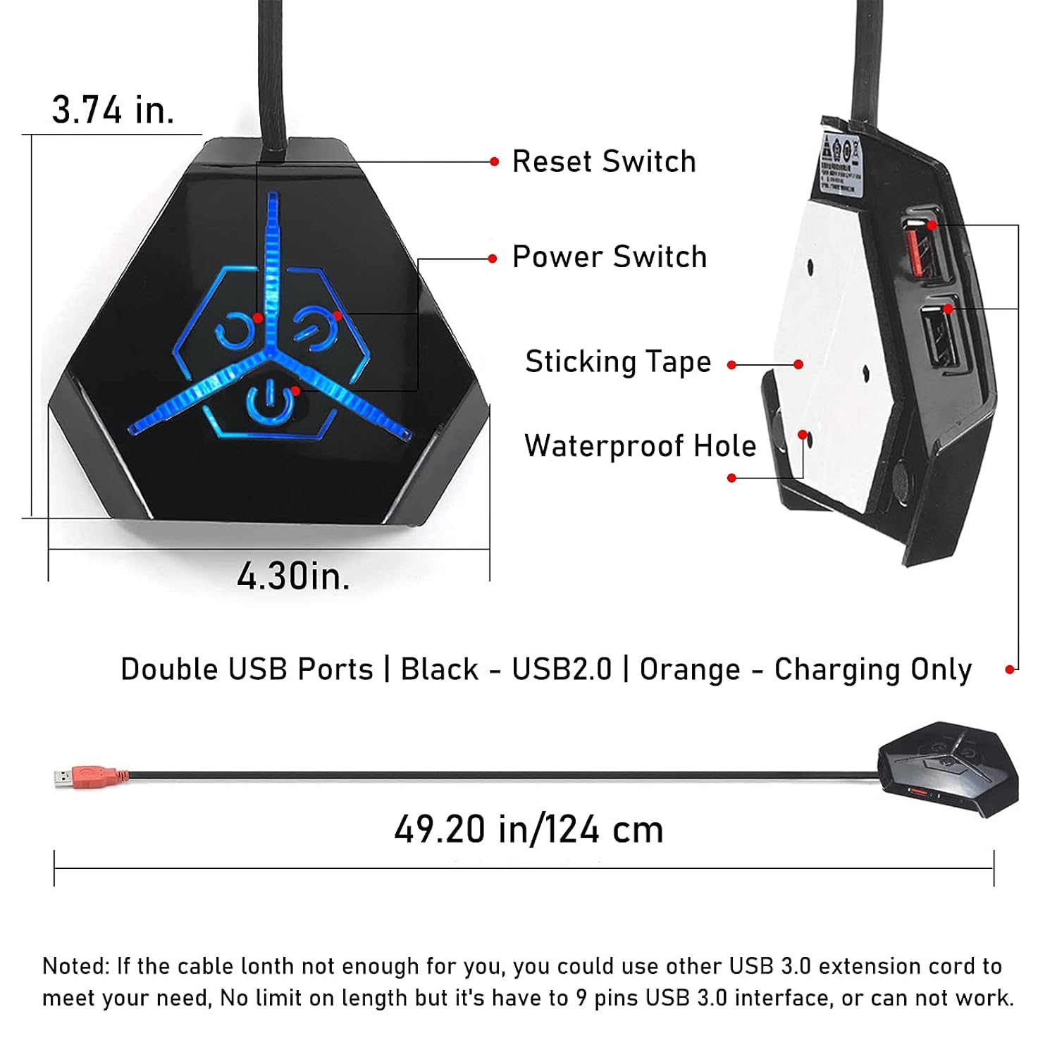 ATX Power Switch with USB PC Remote Start and Reset Kosovo | Ubuy