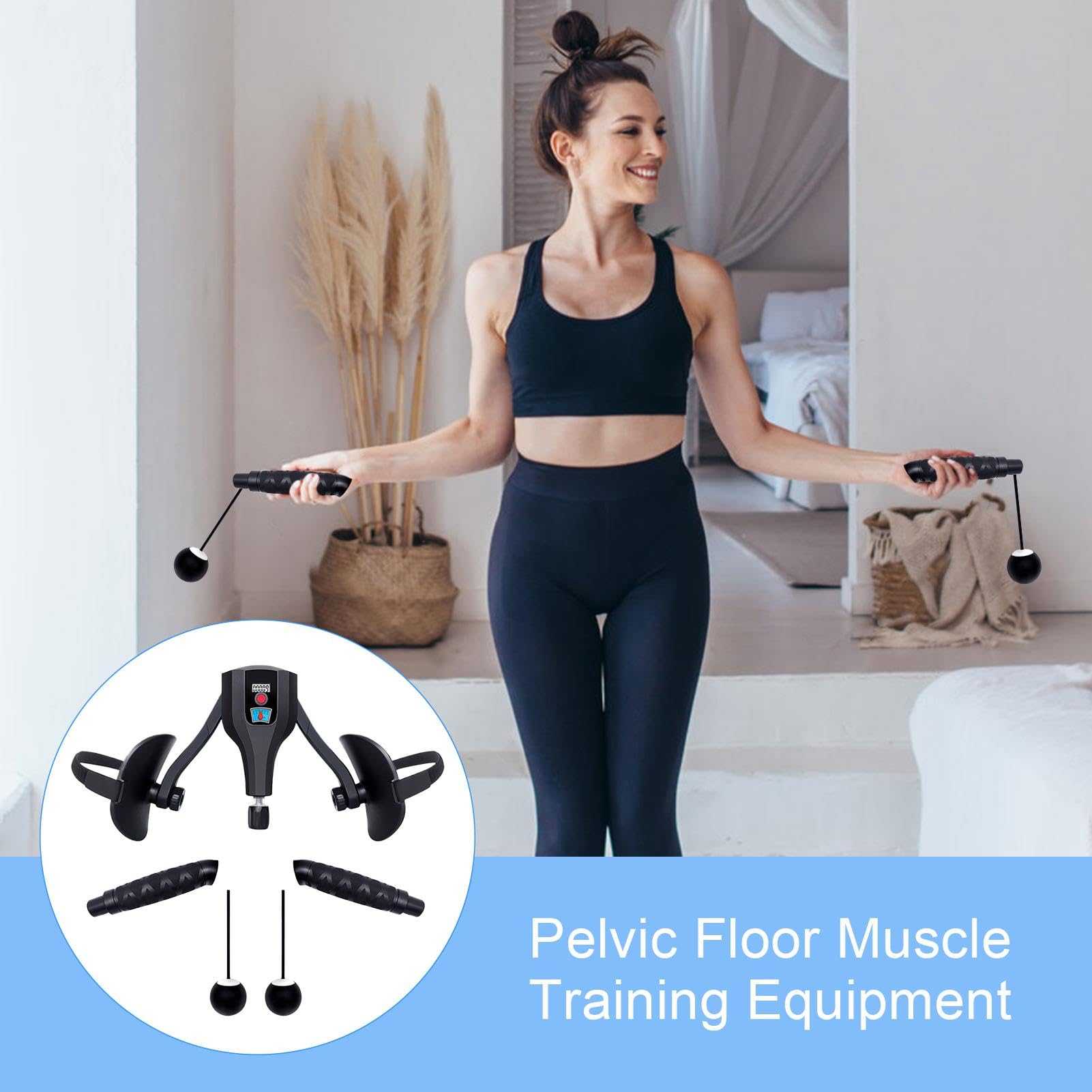 Allenatore muscolare del pavimento pelvico, dispositivi per esercizi del pavimento pelvico | Allenatore muscolare portatile per l'interno della coscia | Attrezzature per esercizi per allenatori